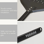 Vennoe 12" Pizza Peel with Metal Handle